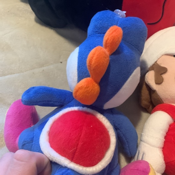Blue yoshi Mario all star plush NWT - Picture 6 of 6